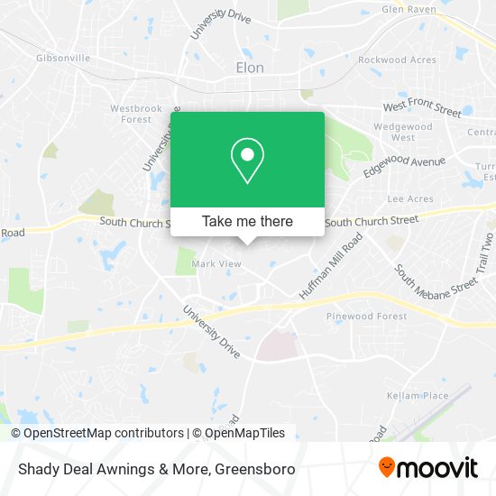 Shady Deal Awnings & More map