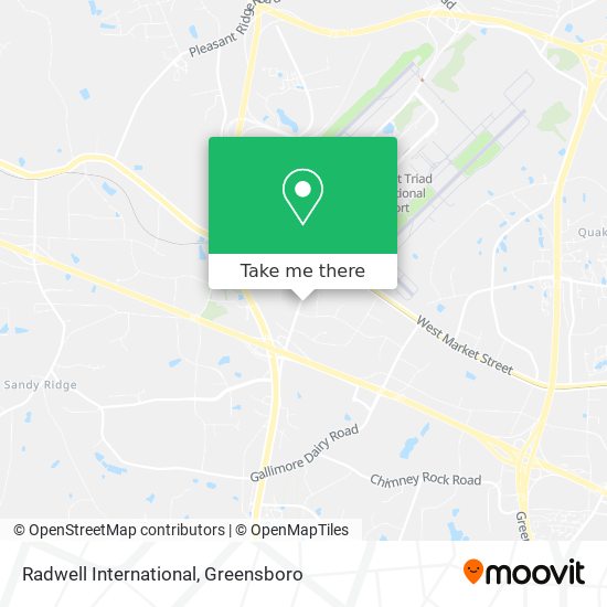 Radwell International map