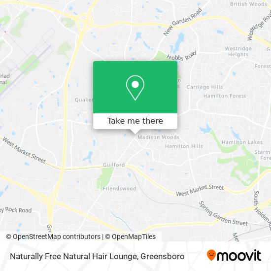 Mapa de Naturally Free Natural Hair Lounge