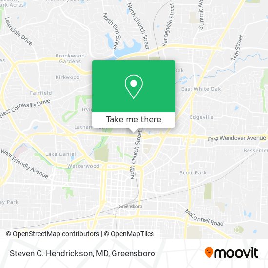 Mapa de Steven C. Hendrickson, MD