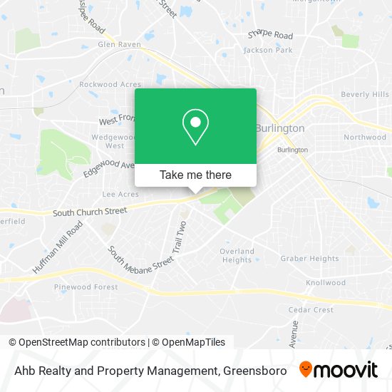 Mapa de Ahb Realty and Property Management