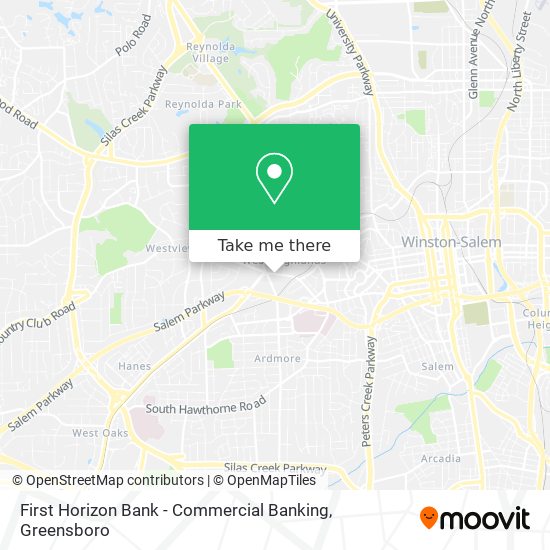 Mapa de First Horizon Bank - Commercial Banking