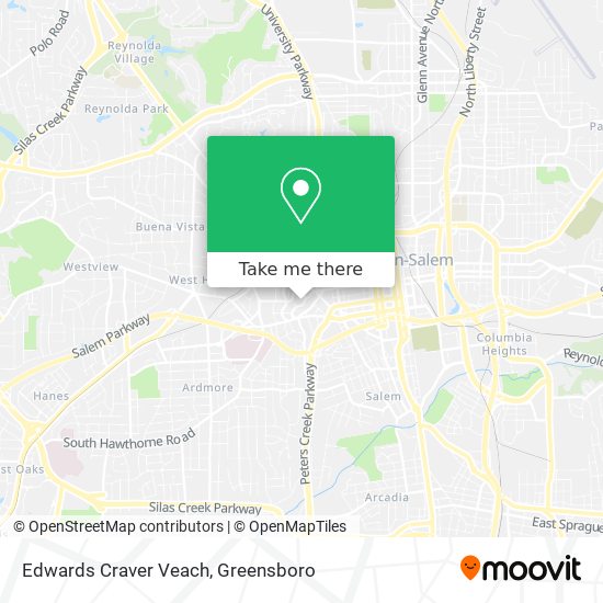 Edwards Craver Veach map