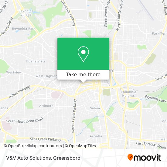 Mapa de V&V Auto Solutions