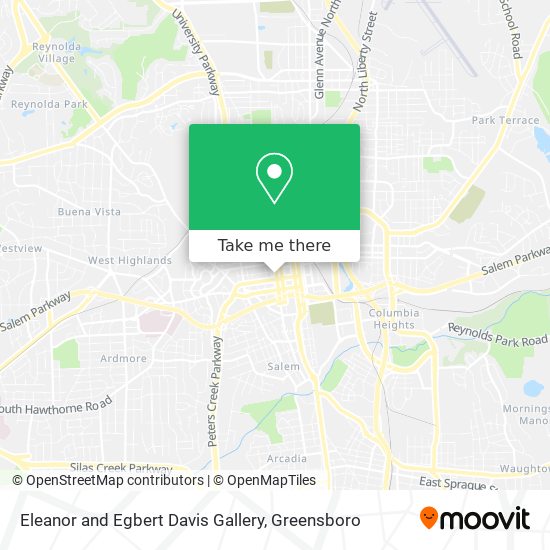Eleanor and Egbert Davis Gallery map