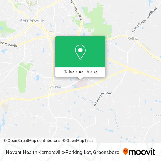 Mapa de Novant Health Kernersville-Parking Lot