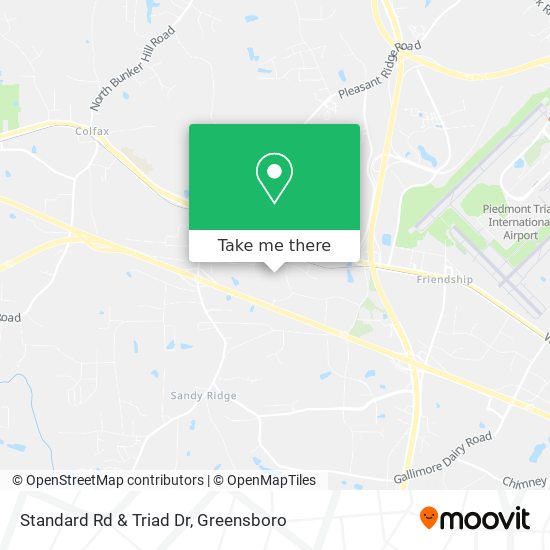 Mapa de Standard Rd & Triad Dr