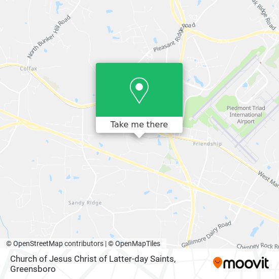 Church of Jesus Christ of Latter-day Saints map