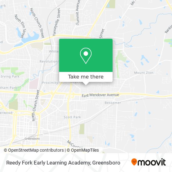 Reedy Fork Early Learning Academy map