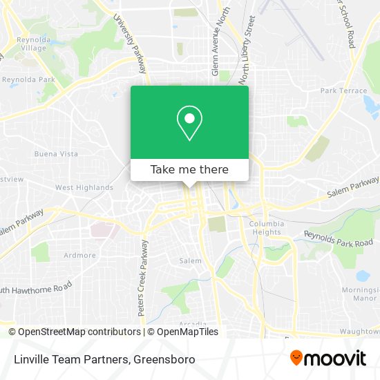 Mapa de Linville Team Partners