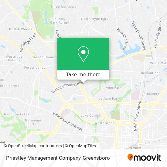 Mapa de Priestley Management Company