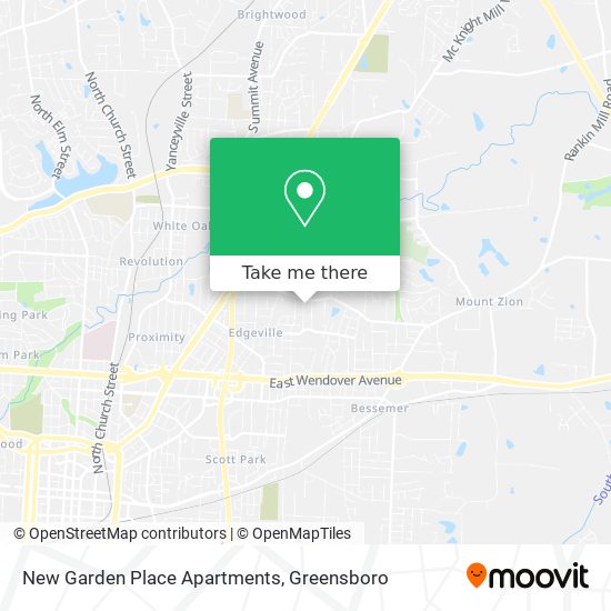 New Garden Place Apartments map