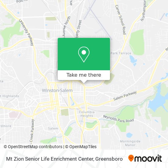 Mt Zion Senior Life Enrichment Center map