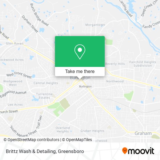 Brittz Wash & Detailing map
