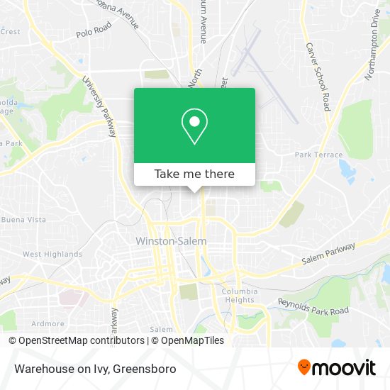 Mapa de Warehouse on Ivy