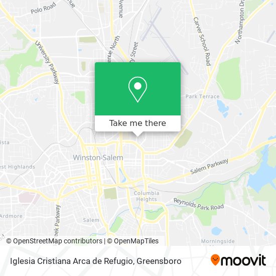 Iglesia Cristiana Arca de Refugio map
