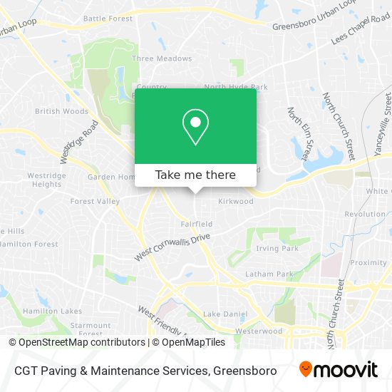 CGT Paving & Maintenance Services map