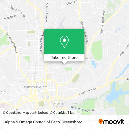 Alpha & Omega Church of Faith map