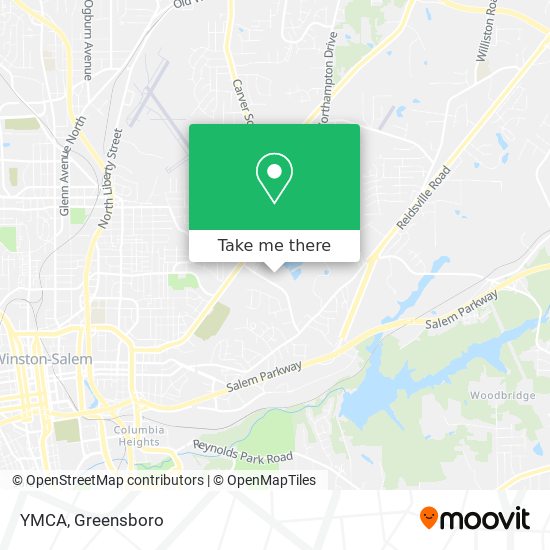 YMCA map