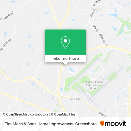 Tim Moss & Sons Home Improvement map