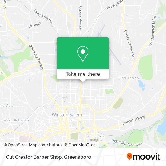Cut Creator Barber Shop map
