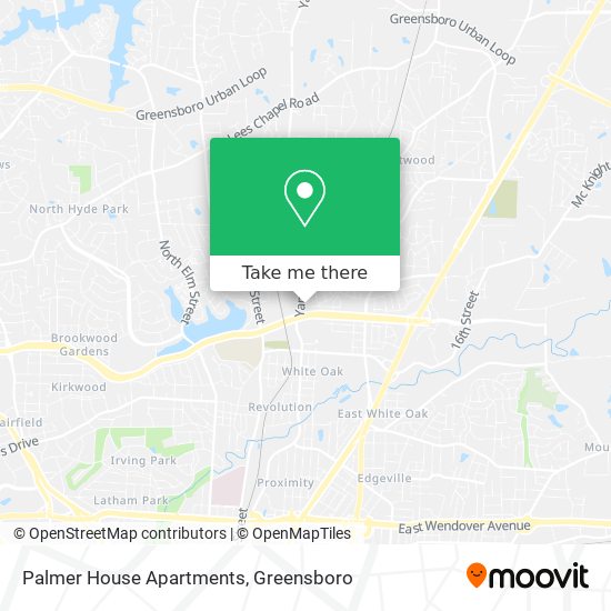 Mapa de Palmer House Apartments