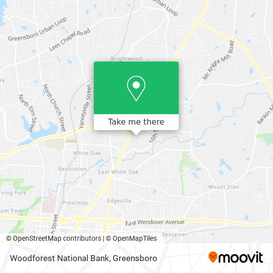 Woodforest National Bank map