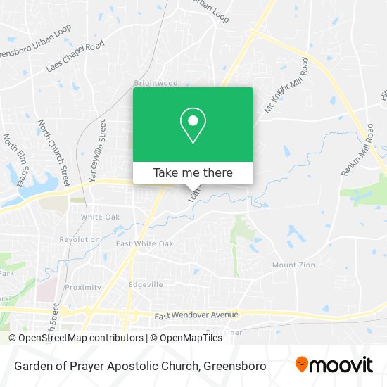 Garden of Prayer Apostolic Church map