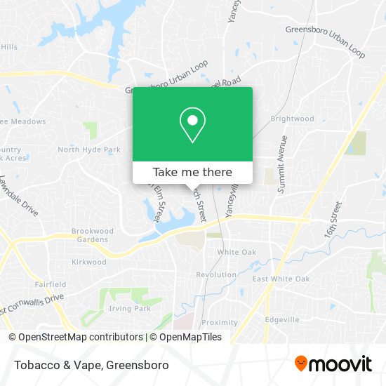 Tobacco & Vape map