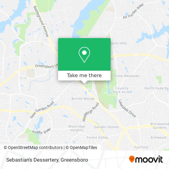 Sebastian's Dessertery map