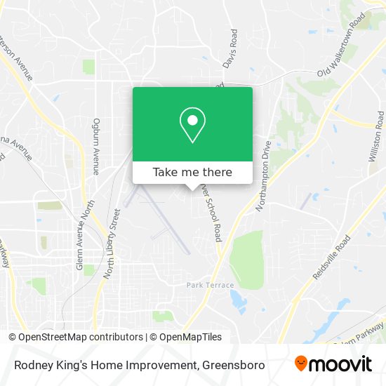Rodney King's Home Improvement map