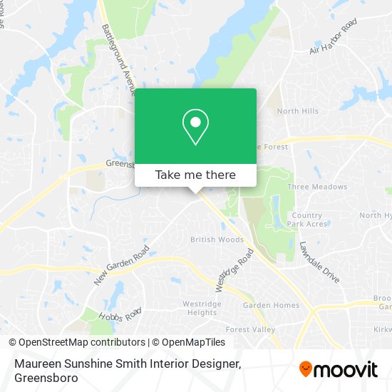 Maureen Sunshine Smith Interior Designer map