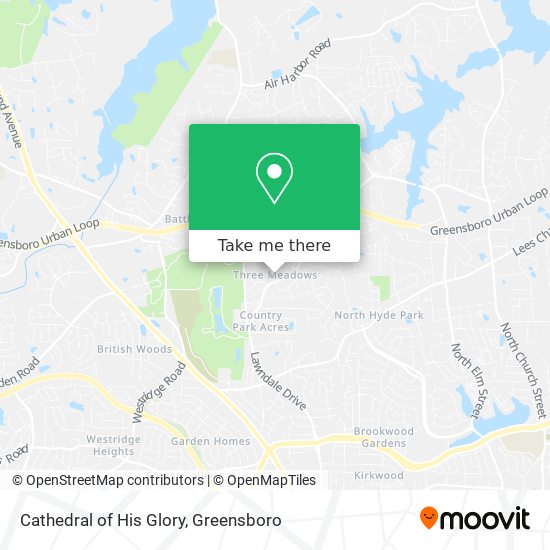 Cathedral of His Glory map