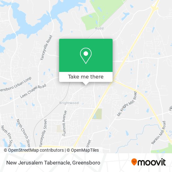 Mapa de New Jerusalem Tabernacle