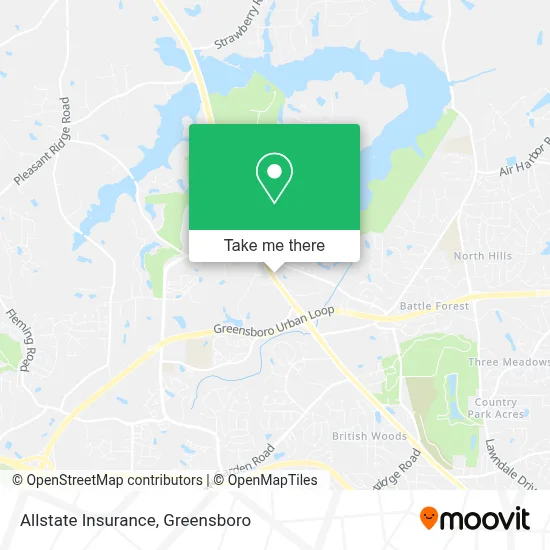 Allstate Insurance map