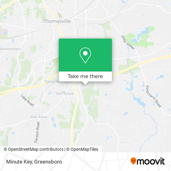 How to get to Minute Key in Thomasville by Bus?