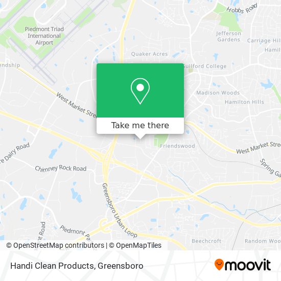Handi Clean Products map