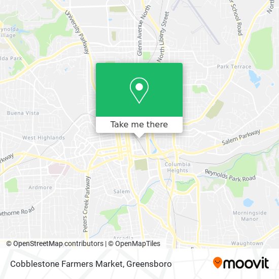 Cobblestone Farmers Market map