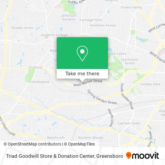Triad Goodwill Store & Donation Center map