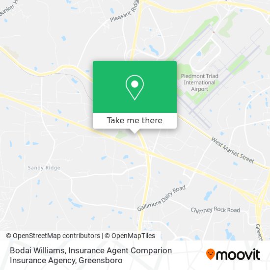 Bodai Williams, Insurance Agent Comparion Insurance Agency map