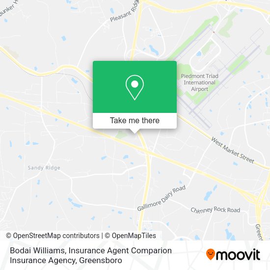 Mapa de Bodai Williams, Insurance Agent Comparion Insurance Agency