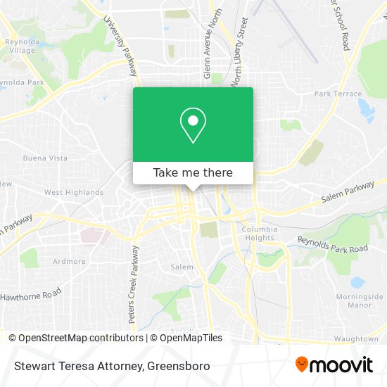 Mapa de Stewart Teresa Attorney