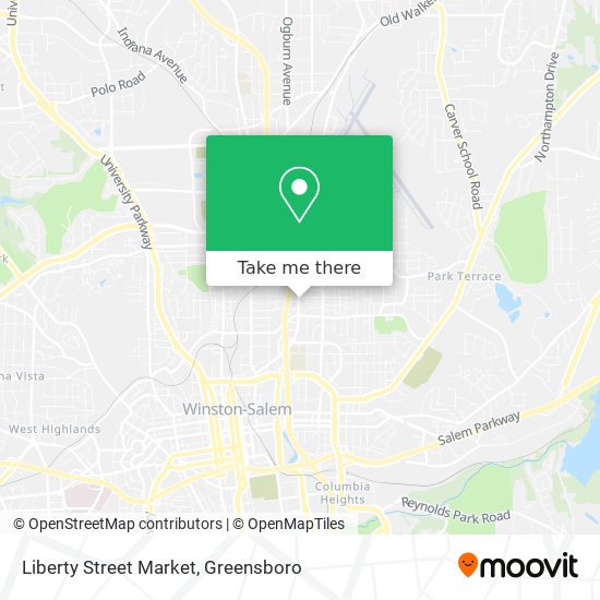 Liberty Street Market map