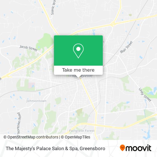 Mapa de The Majesty's Palace Salon & Spa
