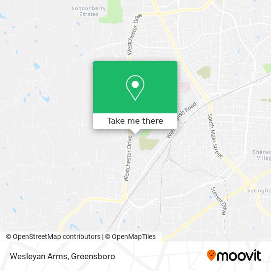 Mapa de Wesleyan Arms