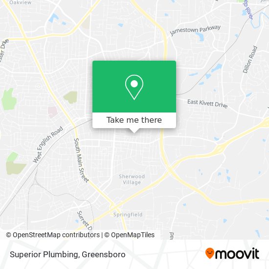 Superior Plumbing map