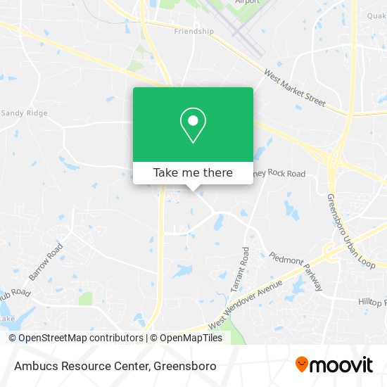 Ambucs Resource Center map