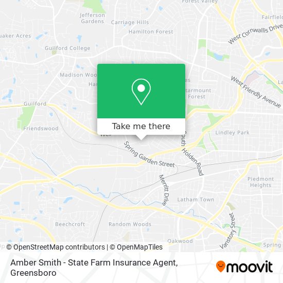Amber Smith - State Farm Insurance Agent map