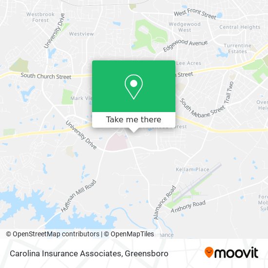 Mapa de Carolina Insurance Associates