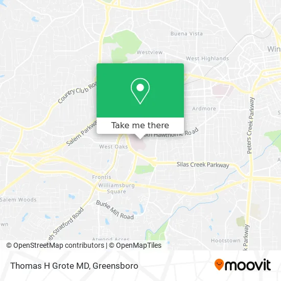 Mapa de Thomas H Grote MD